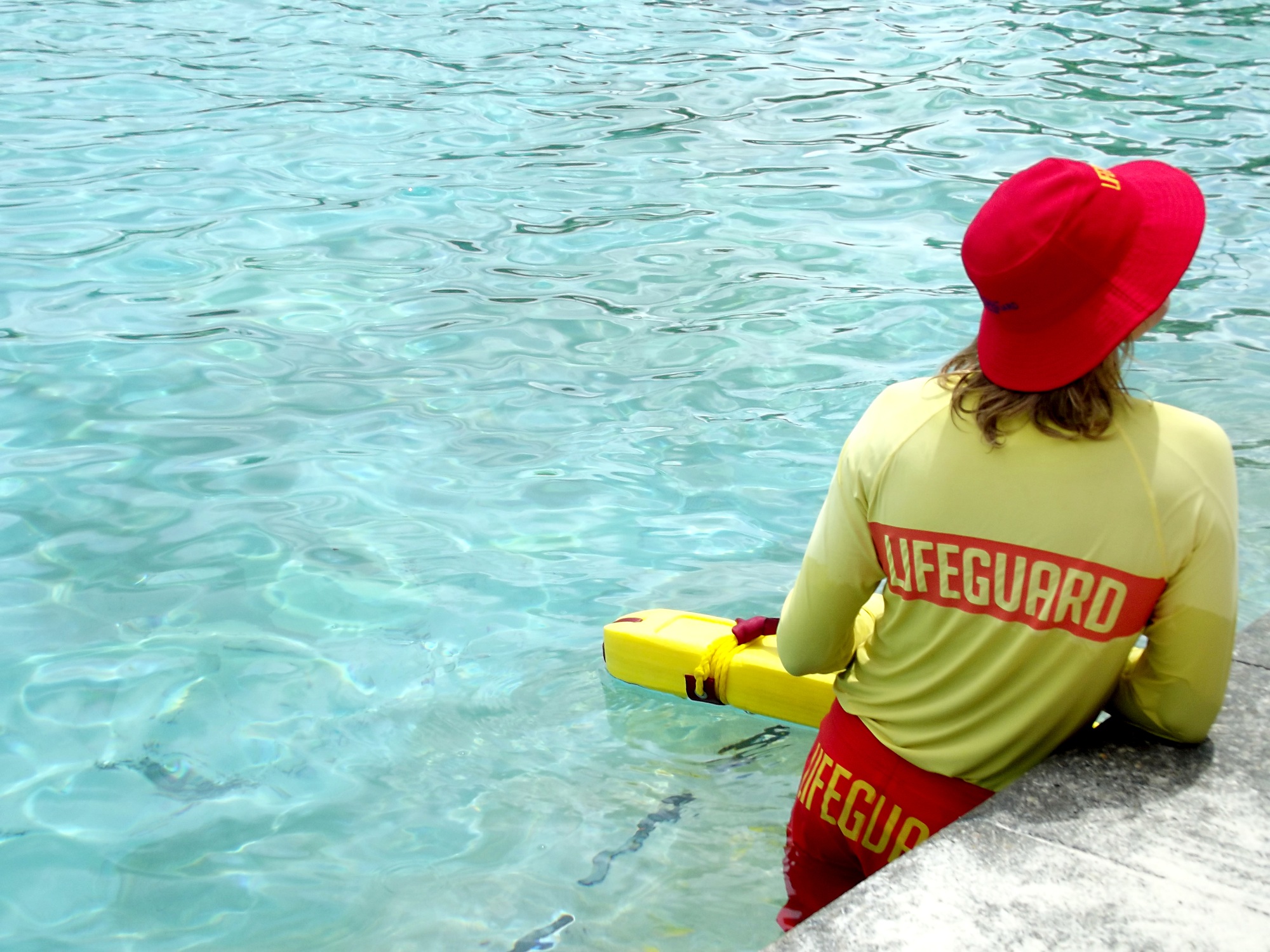 Lifeguard on duty